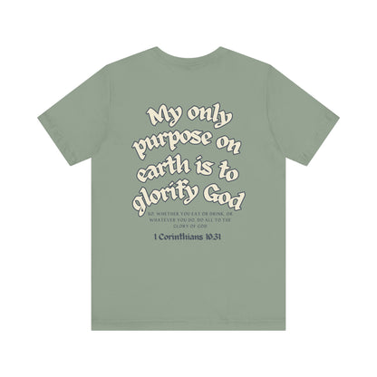 His Glory Blue/Cream Tee