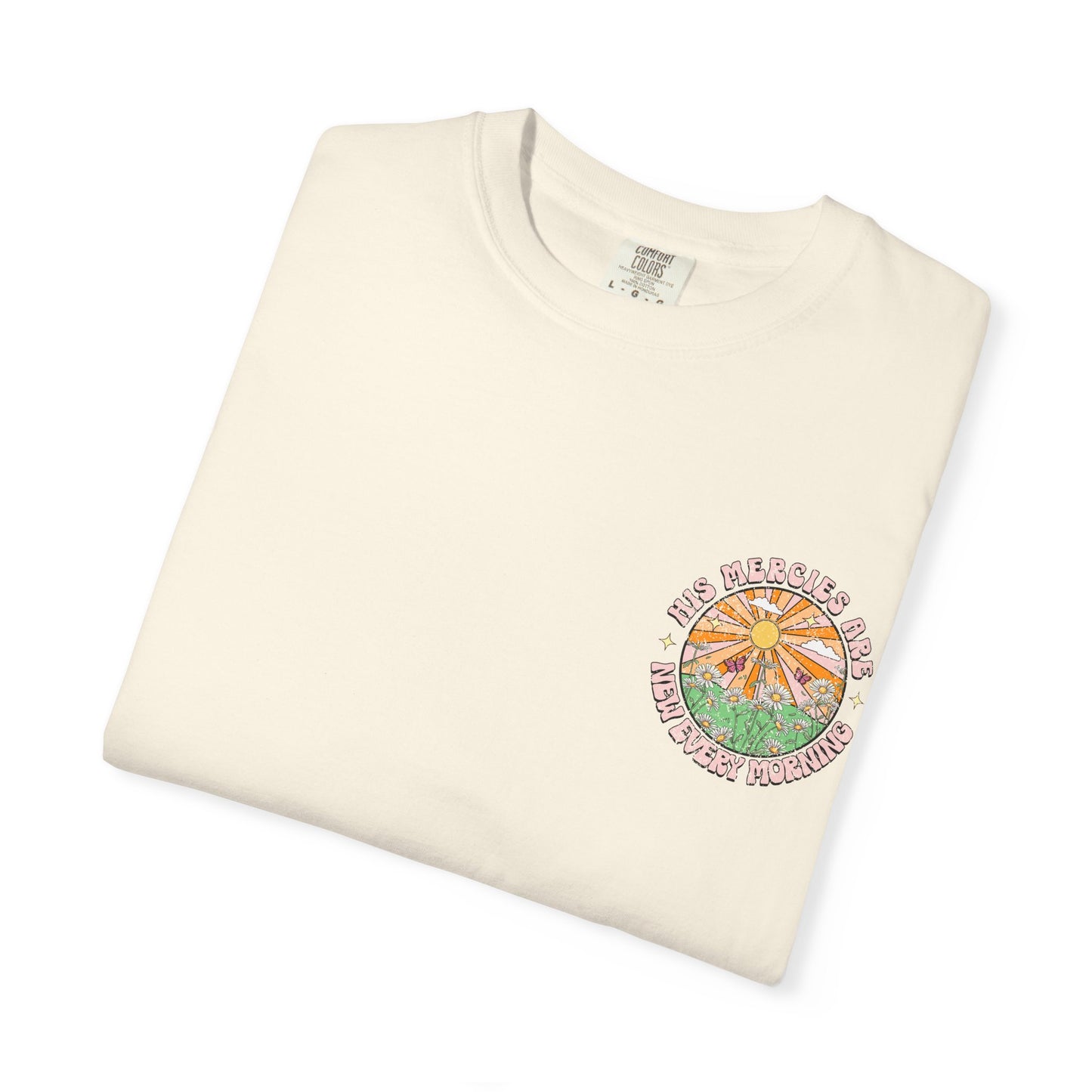 "His Mercies Are New Every Morning" Vintage Sunrise Graphic Tee