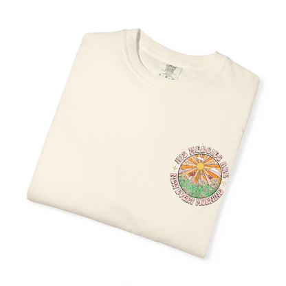 "His Mercies Are New Every Morning" Vintage Sunrise Graphic Tee