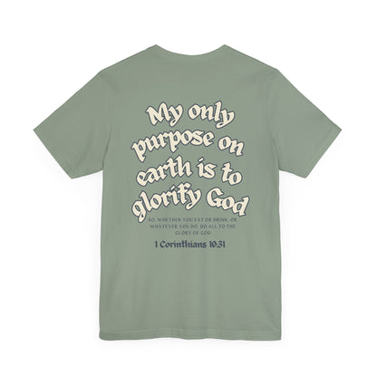 His Glory Blue/Cream Tee