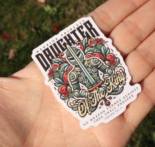 Daughter Of The King Sticker