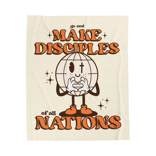 Go & Make Disciples Plush Blanket