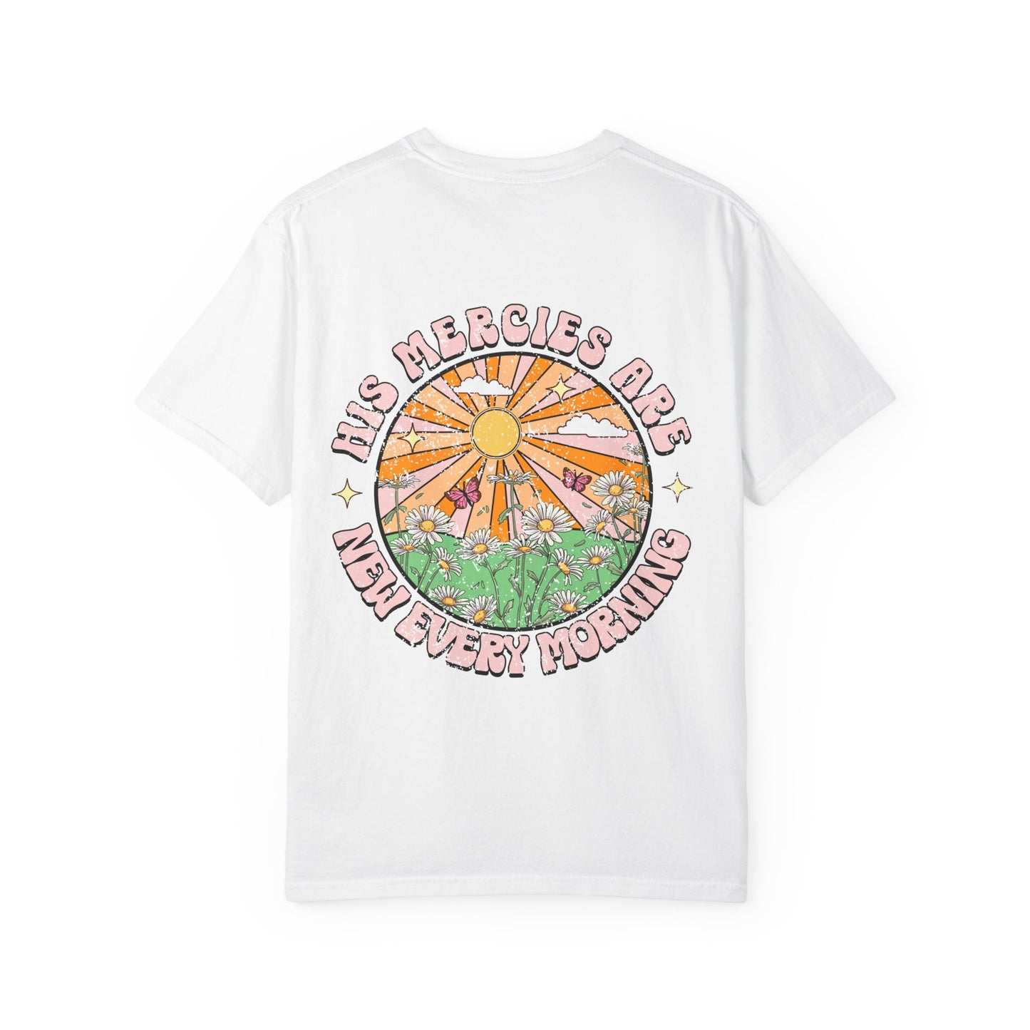 "His Mercies Are New Every Morning" Vintage Sunrise Graphic Tee