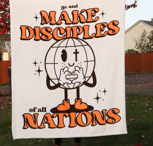 Go & Make Disciples Plush Blanket