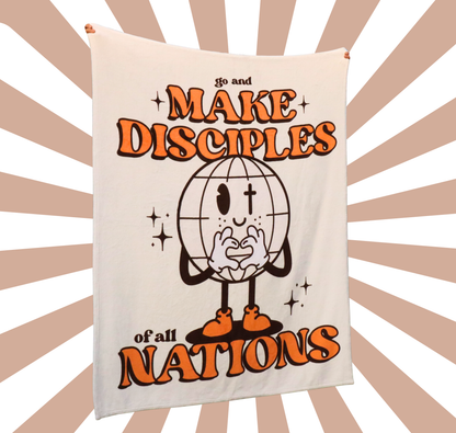 Go & Make Disciples Plush Blanket