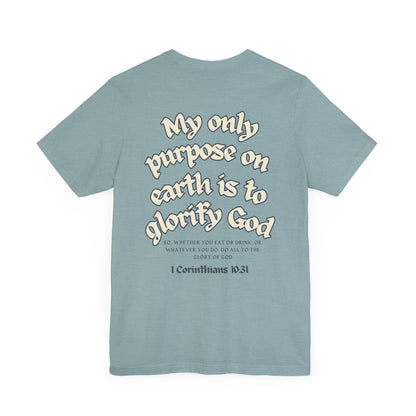 His Glory Blue/Cream Tee