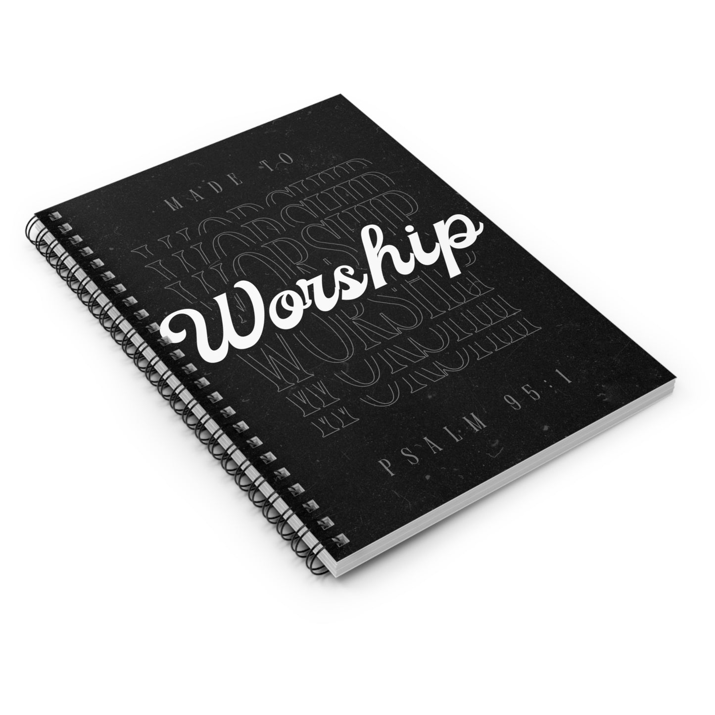 Made To Worship Spiral Notebook - Ruled Line