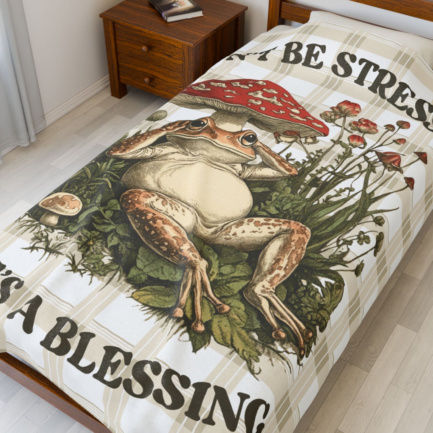 Don't Be Stressin' Plush Blanket