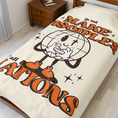 Go & Make Disciples Plush Blanket