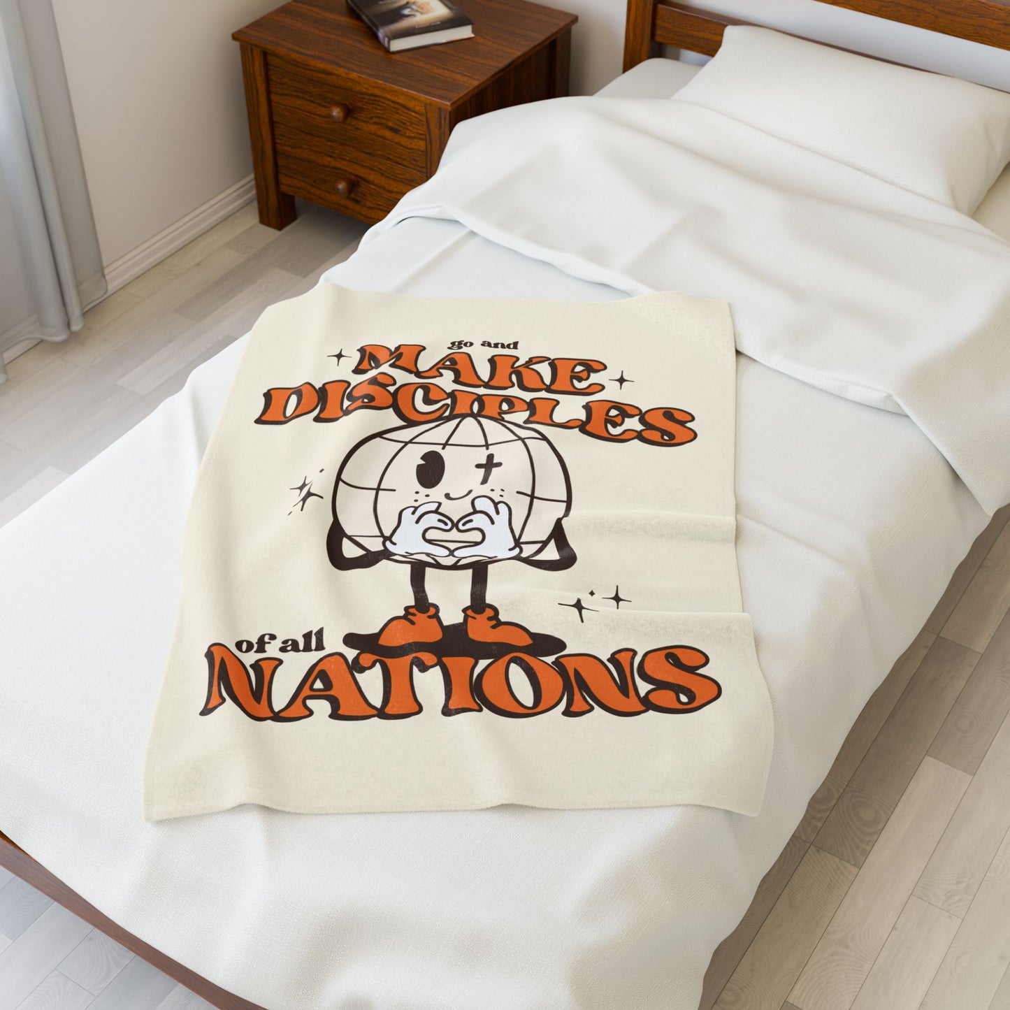Go & Make Disciples Plush Blanket