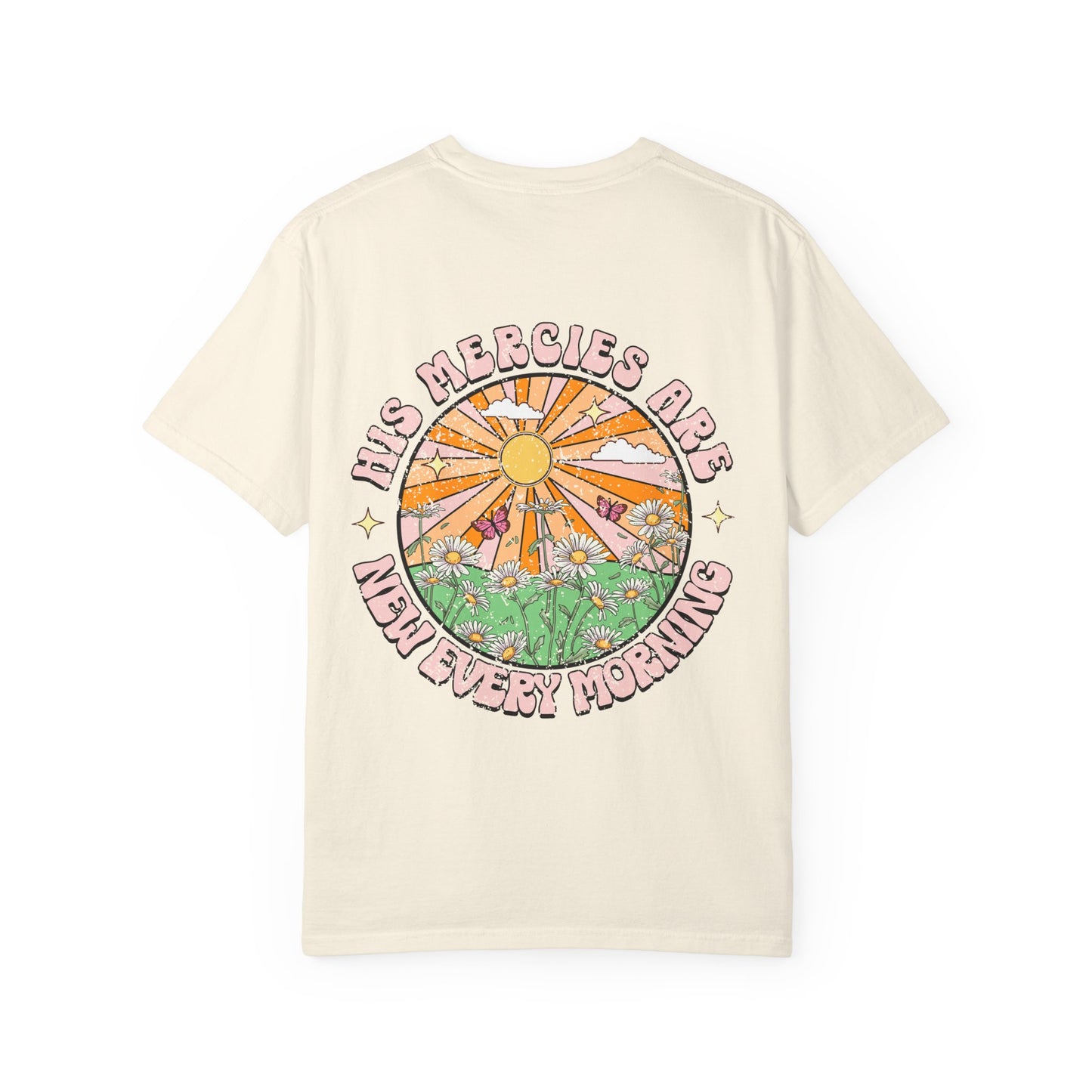 "His Mercies Are New Every Morning" Vintage Sunrise Graphic Tee