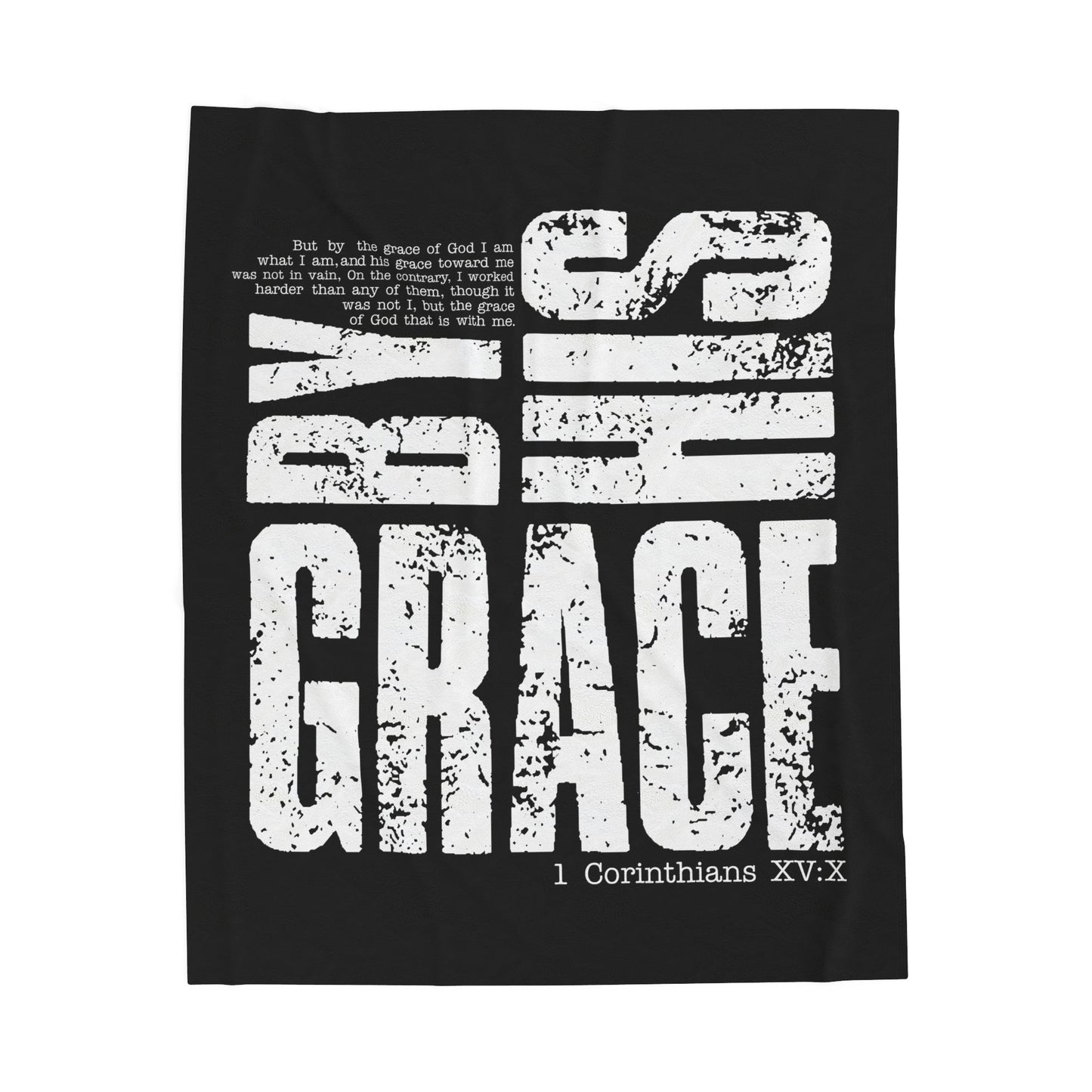 Saved By His Grace Plush Blanket