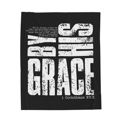 Saved By His Grace Plush Blanket