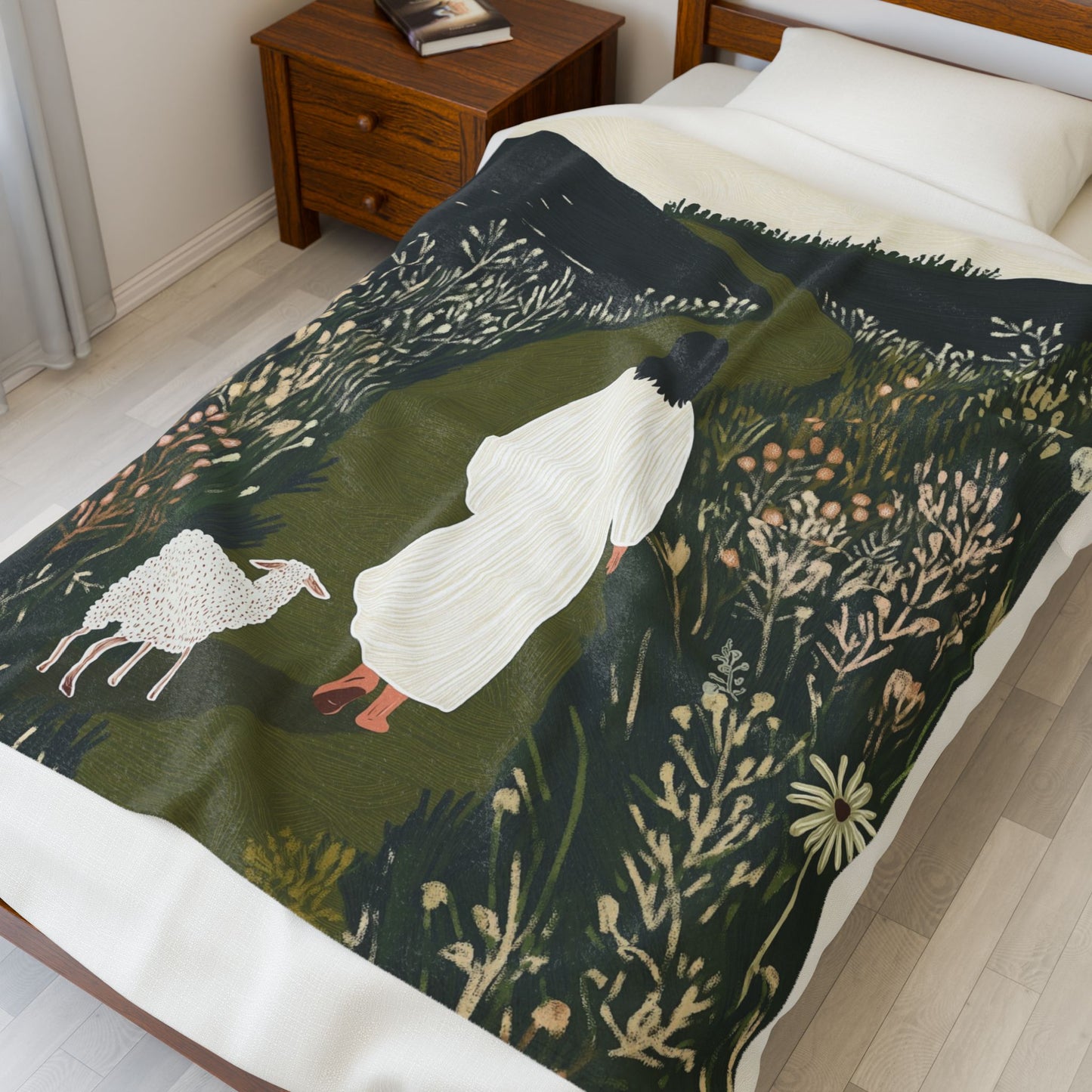 His Guidance Plush Blanket