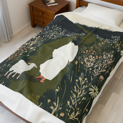 His Guidance Plush Blanket