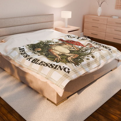 Don't Be Stressin' Plush Blanket