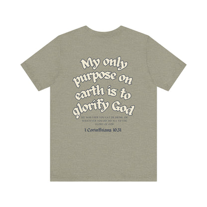 His Glory Blue/Cream Tee