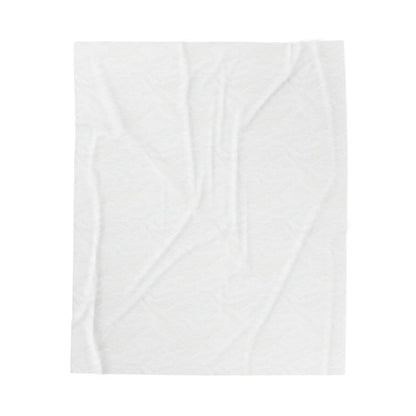 Velveteen Plush Blanket — Vintage Floral Knight 'Tis Tired Cozy Throw