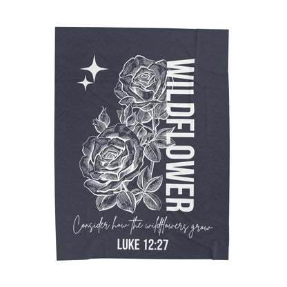 Wildflower Plush Blanket