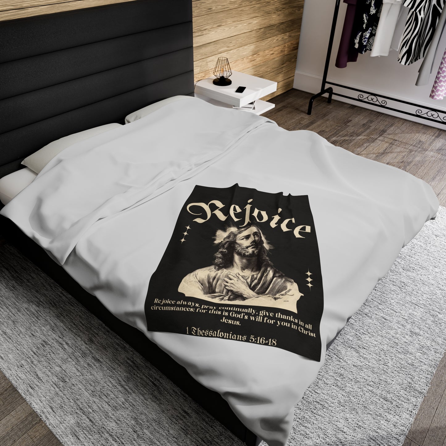 Rejoice Plush Blanket