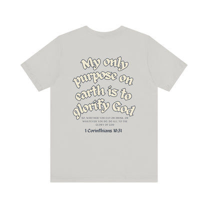 His Glory Blue/Cream Tee