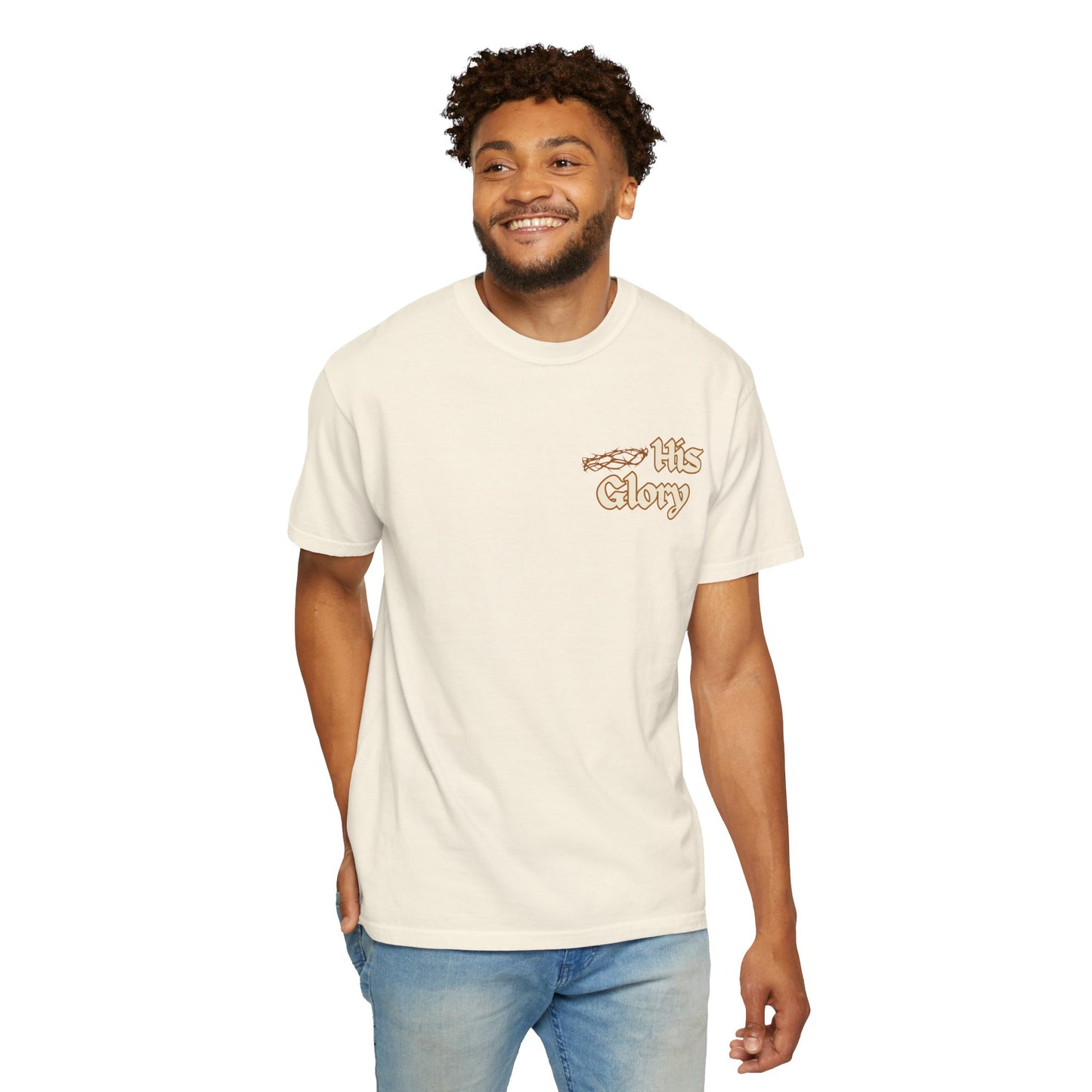 His Glory Cream T-shirt