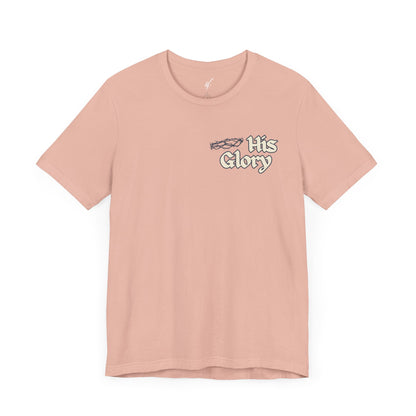 His Glory Blue/Cream Tee
