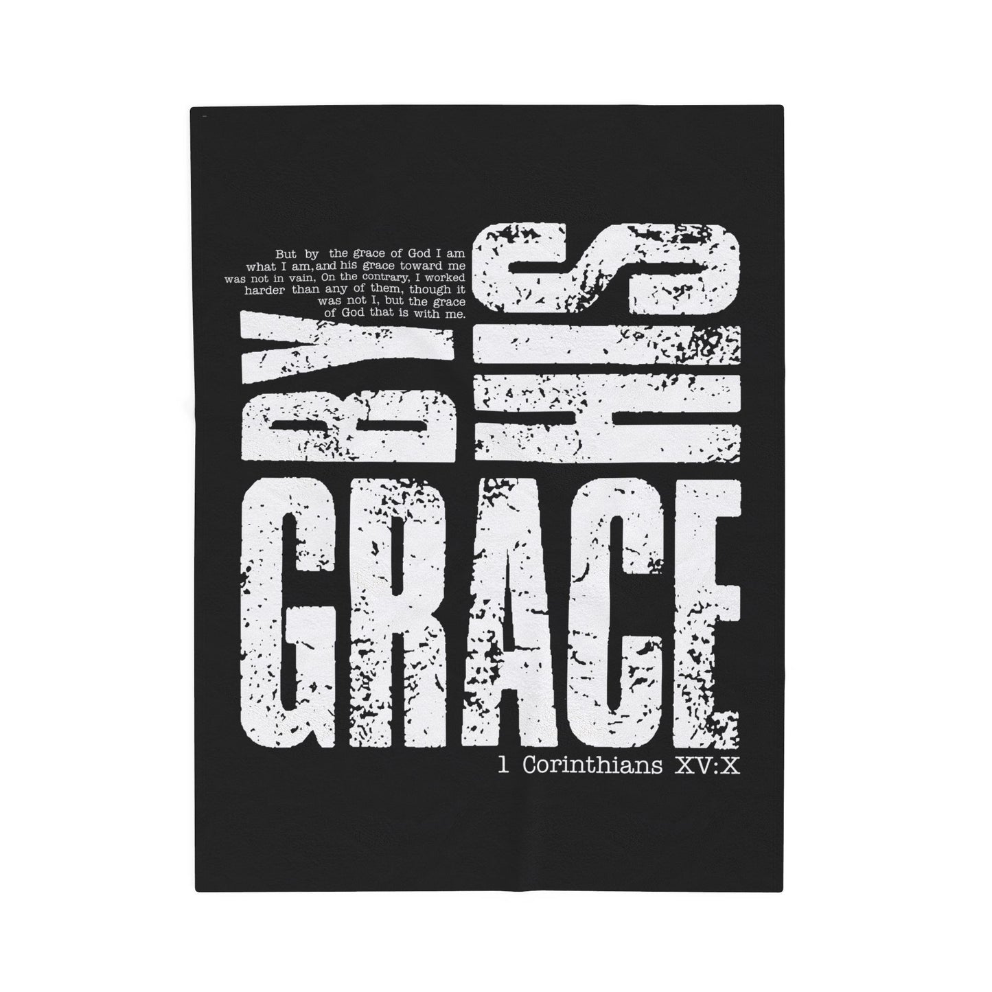 Saved By His Grace Plush Blanket