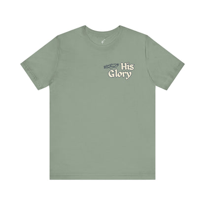 His Glory Blue/Cream Tee