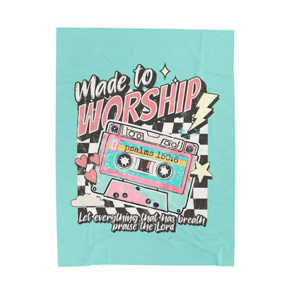 Made to Worship Plush Blanket