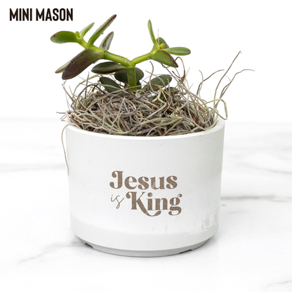 Jesus_Is_King_Plant_Christian_Plant_Pot_Mason_Mockup_Mockup.png
